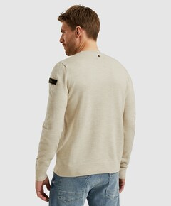 Heren trui ecru