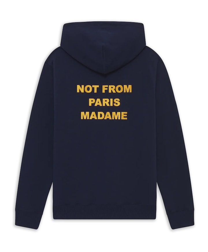 Heren hoodie blauw