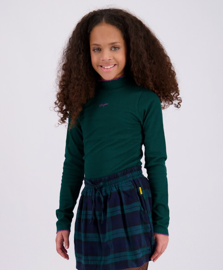 Meisjes longsleeve bordeaux