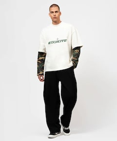 Uniseks longsleeve ecru