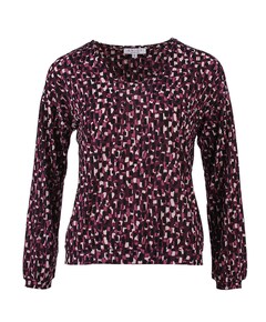 Dames longsleeve bordeaux