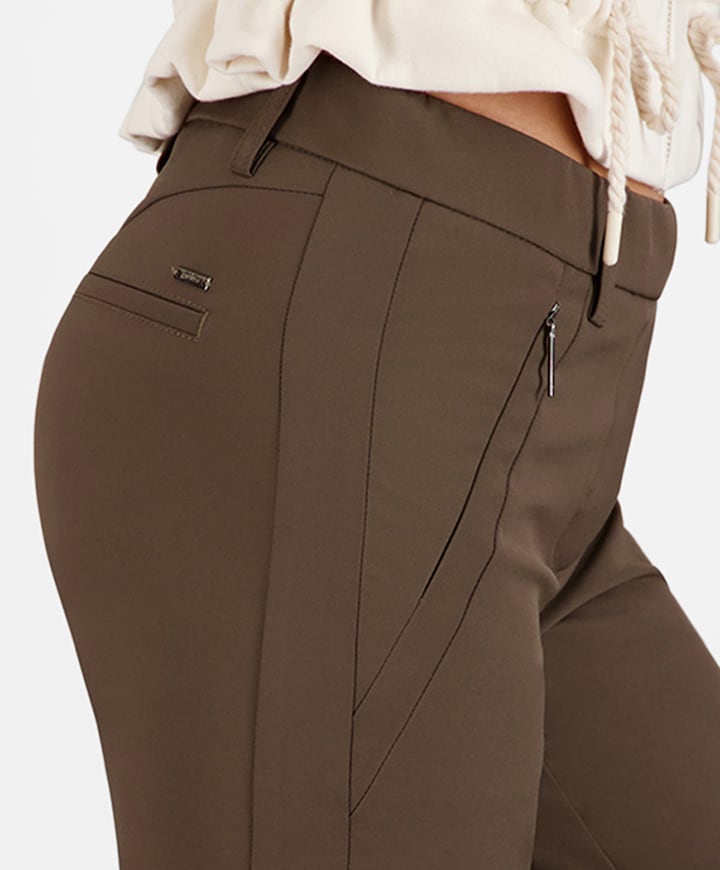 Hose Pull On Slim dames broek groen