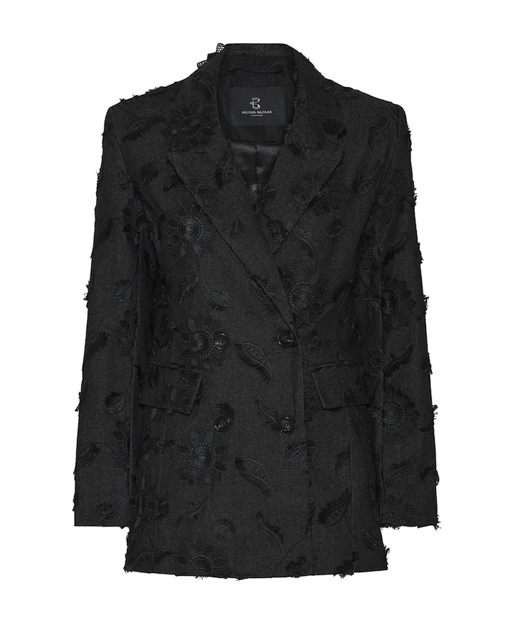 Dames blazer zwart
