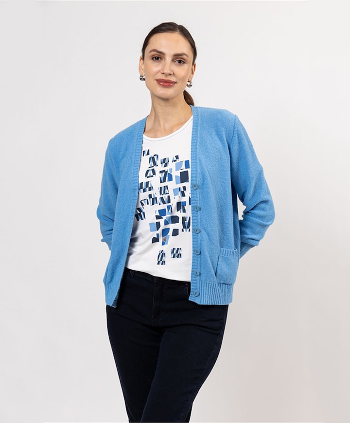 Vest blauw