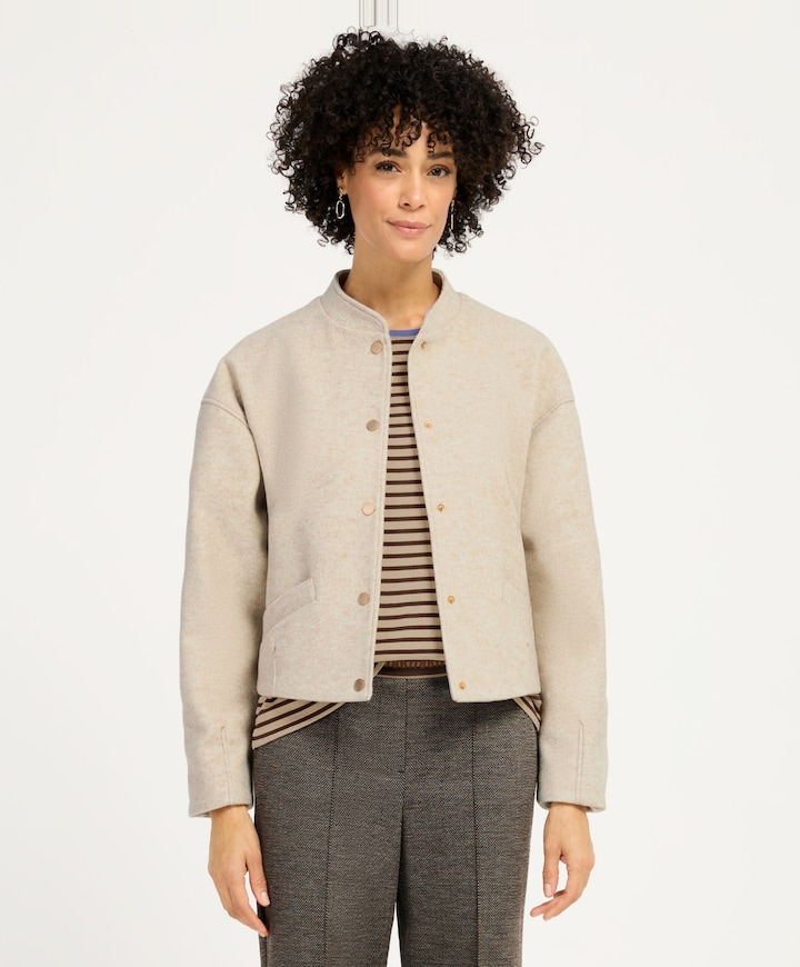Dames blazer beige