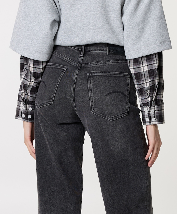 Deck 2.0 High Loose Wmn dames jeans zwart