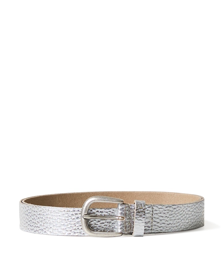 Dames riem zilver