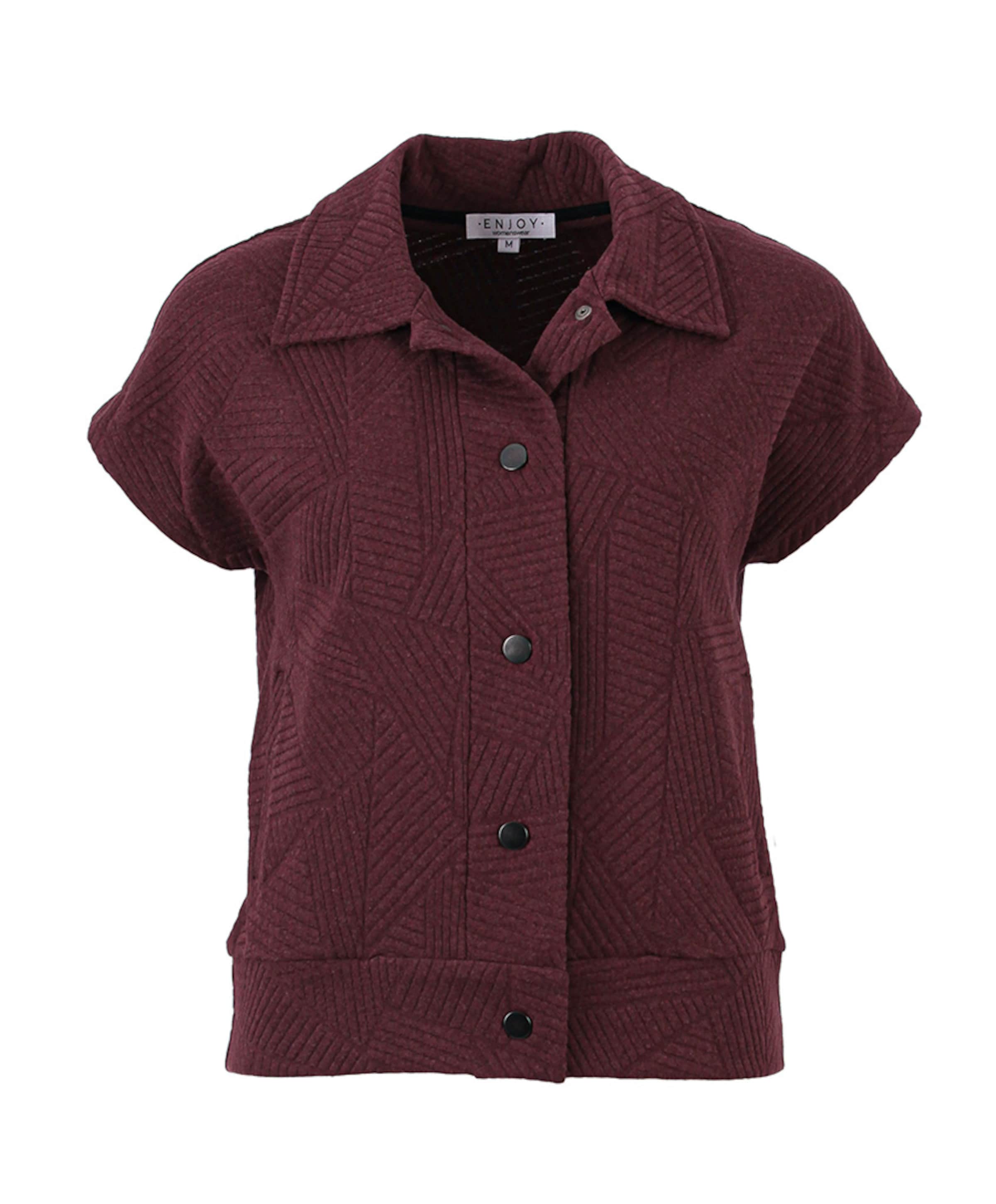 Dames gilet bordeaux