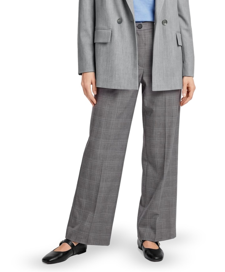 Hose Klassisch 1/1 LAEnge dames pantalon grijs