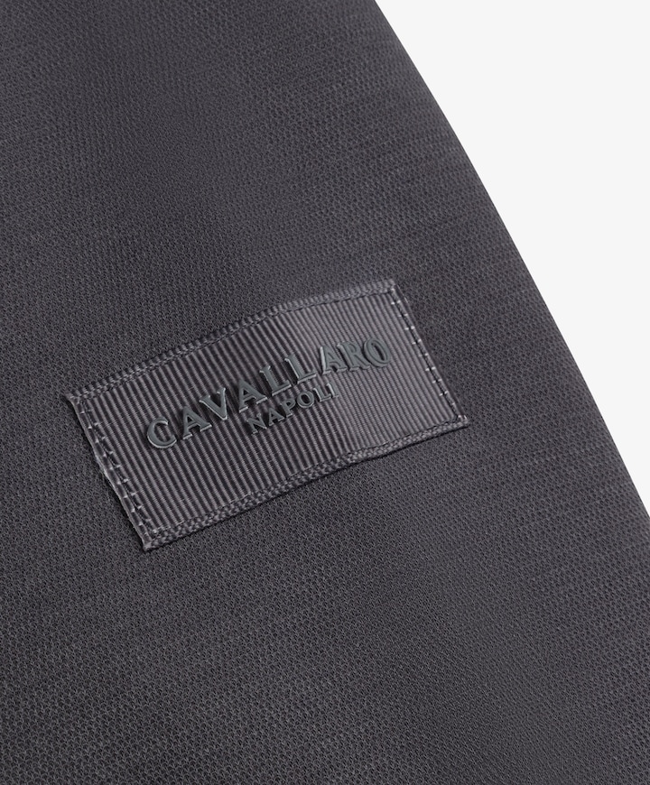 Heren overshirt grijs