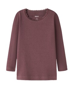Meisjes longsleeve bordeaux