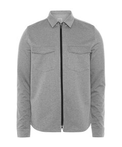 Heren overshirt grijs