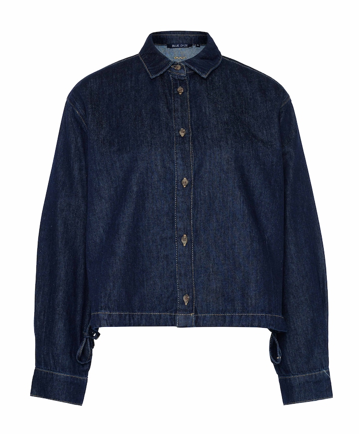 Dames blouse blauw