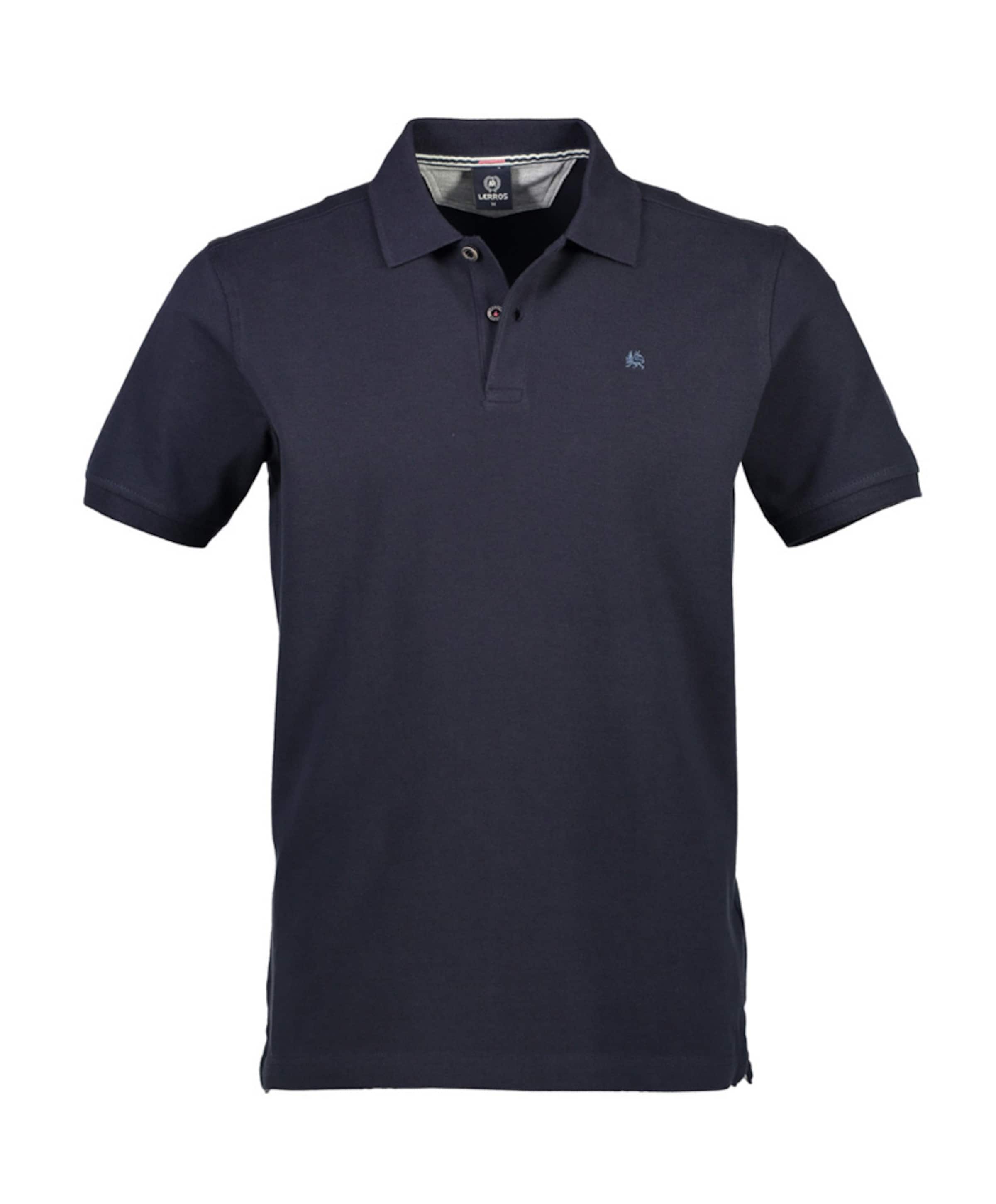 Heren polo blauw