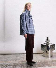 Dames blouse blauw