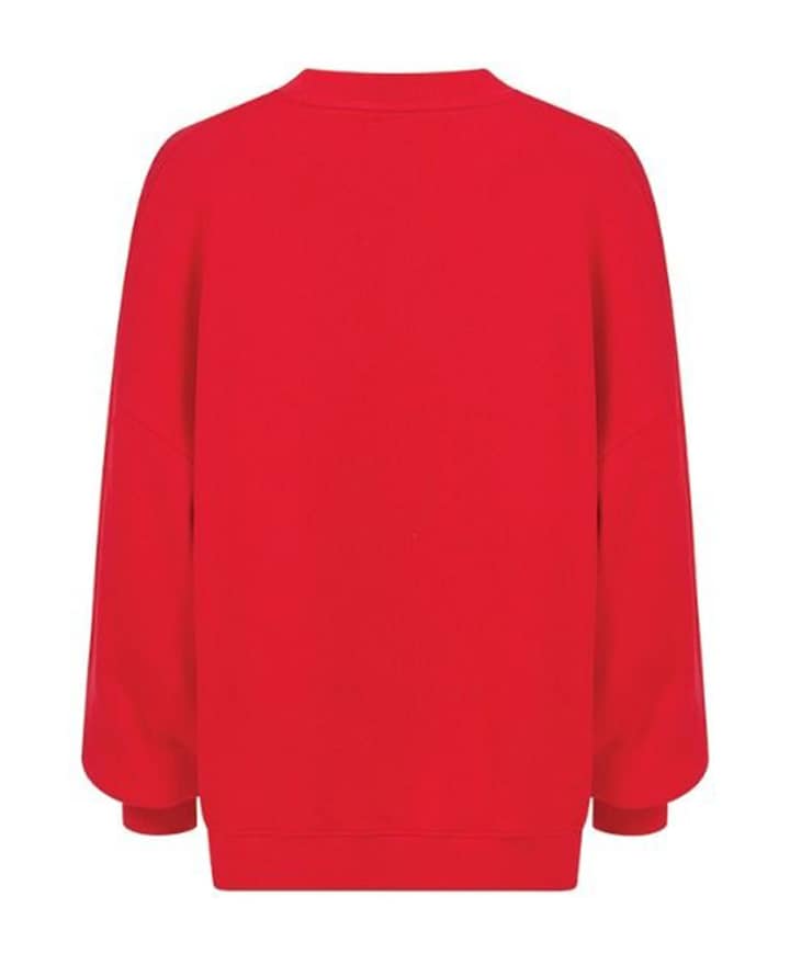 Dames sweater rood