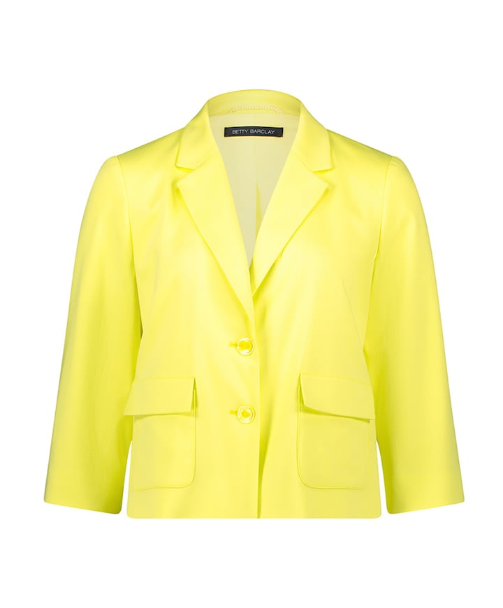 Dames blazer geel