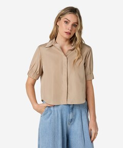 Dames blouse beige
