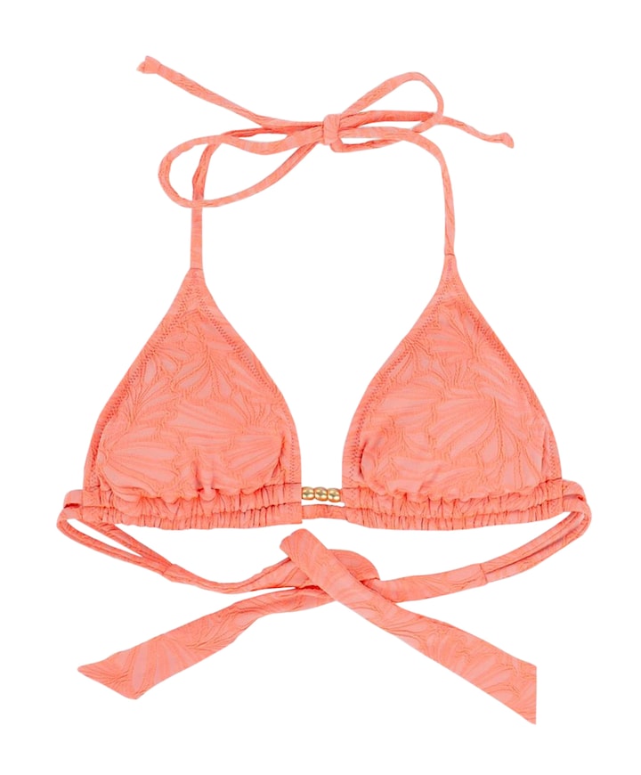 Dames bikinitop oranje