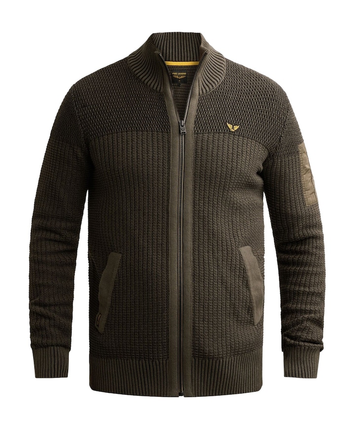 Heren vest grijs