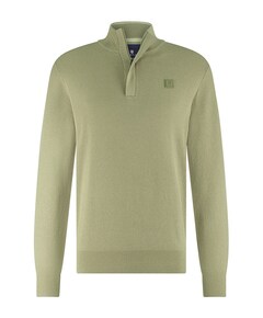 Trui met rits groen