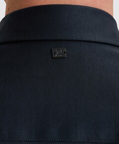 Overhemd korte mouw blauw