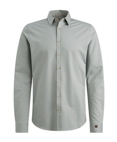 Heren overhemd lange mouw groen