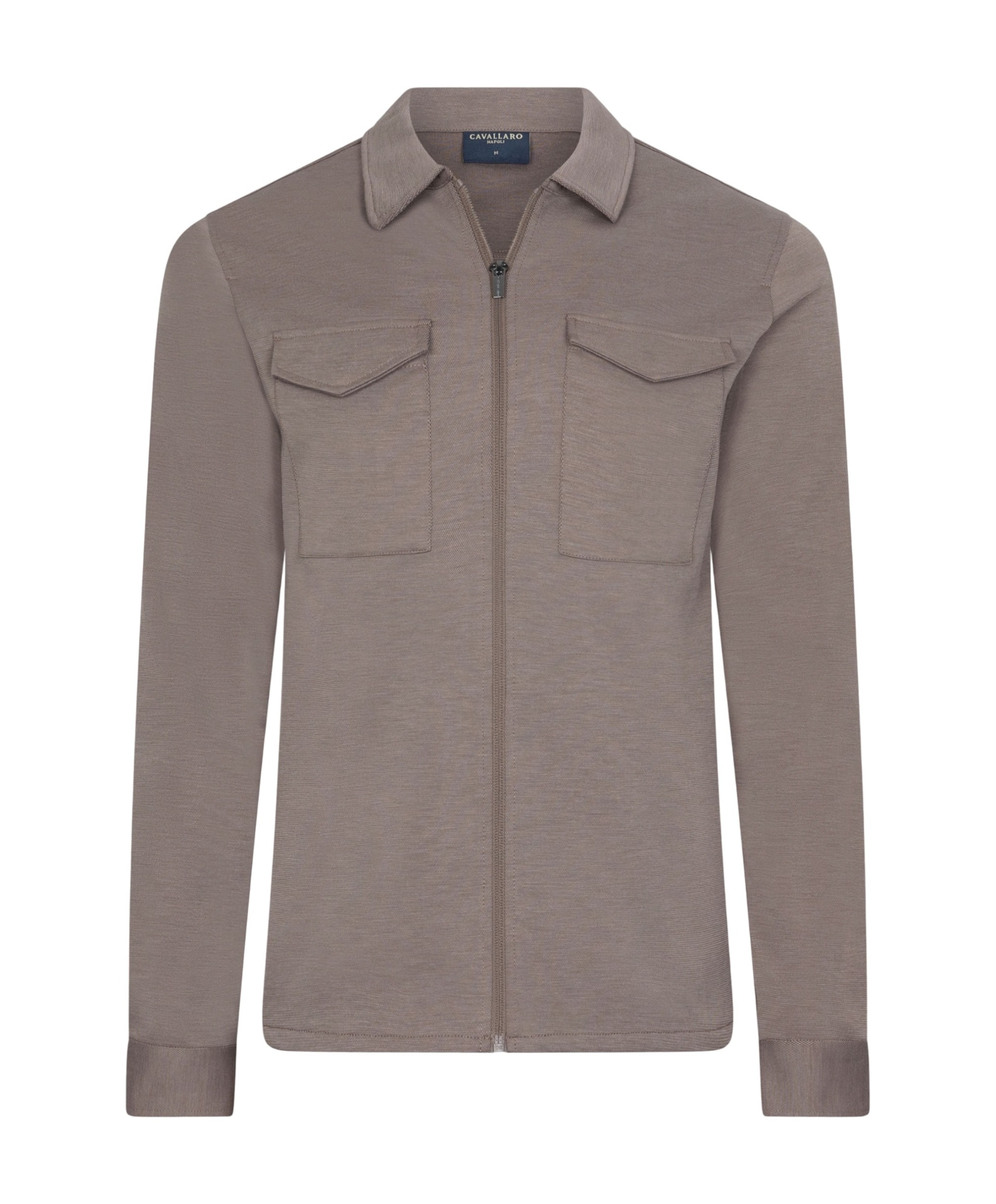 Heren overshirt beige