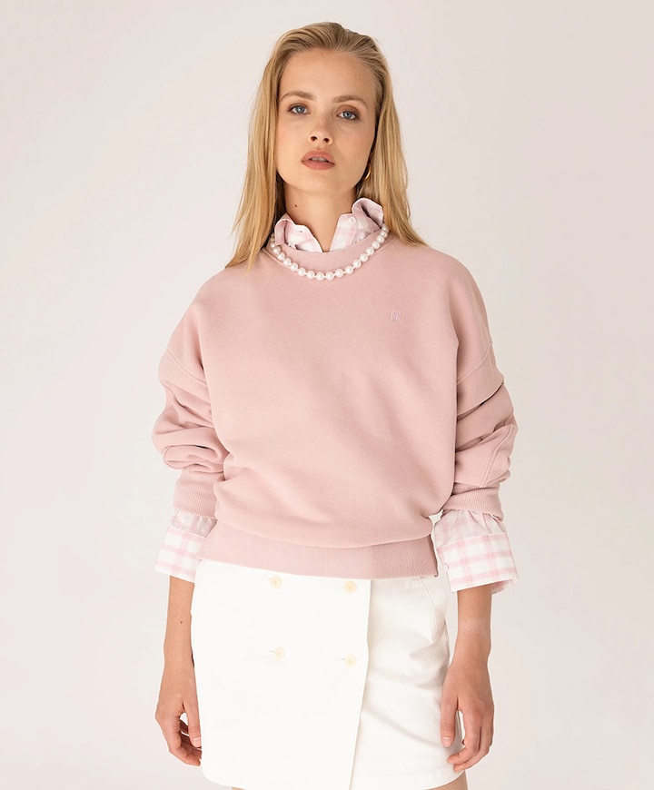 Dames sweater roze