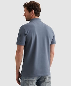 Heren polo blauw