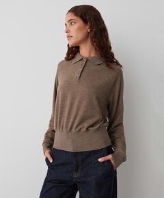 Dames trui bruin