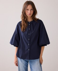 Dames blouse blauw