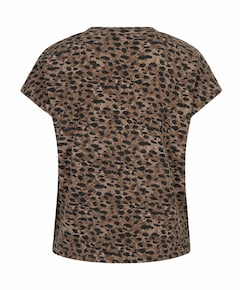 Dames T-shirt bruin