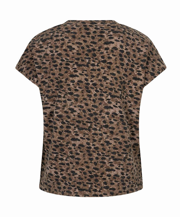 Dames T-shirt bruin