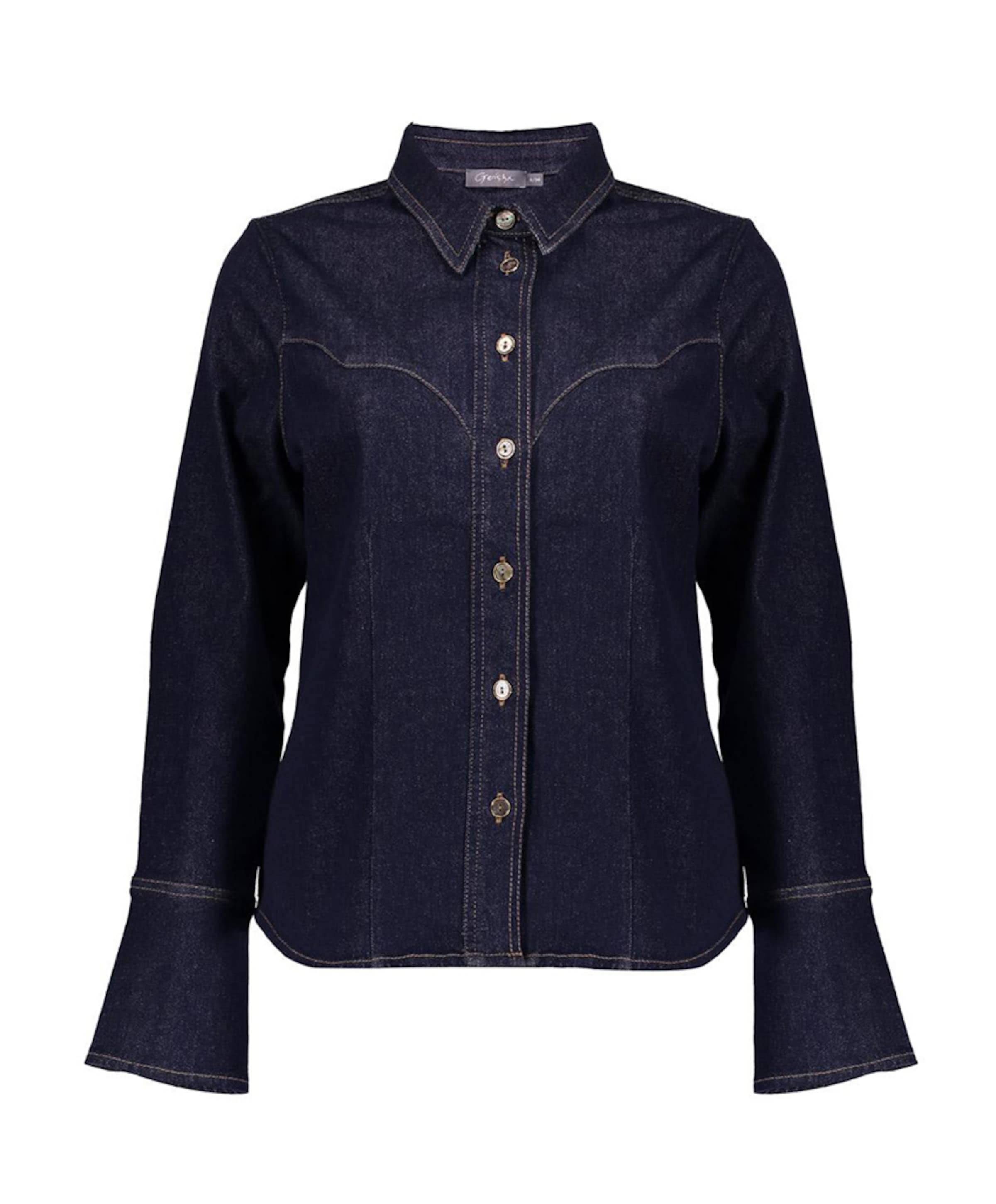 Dames blouse blauw
