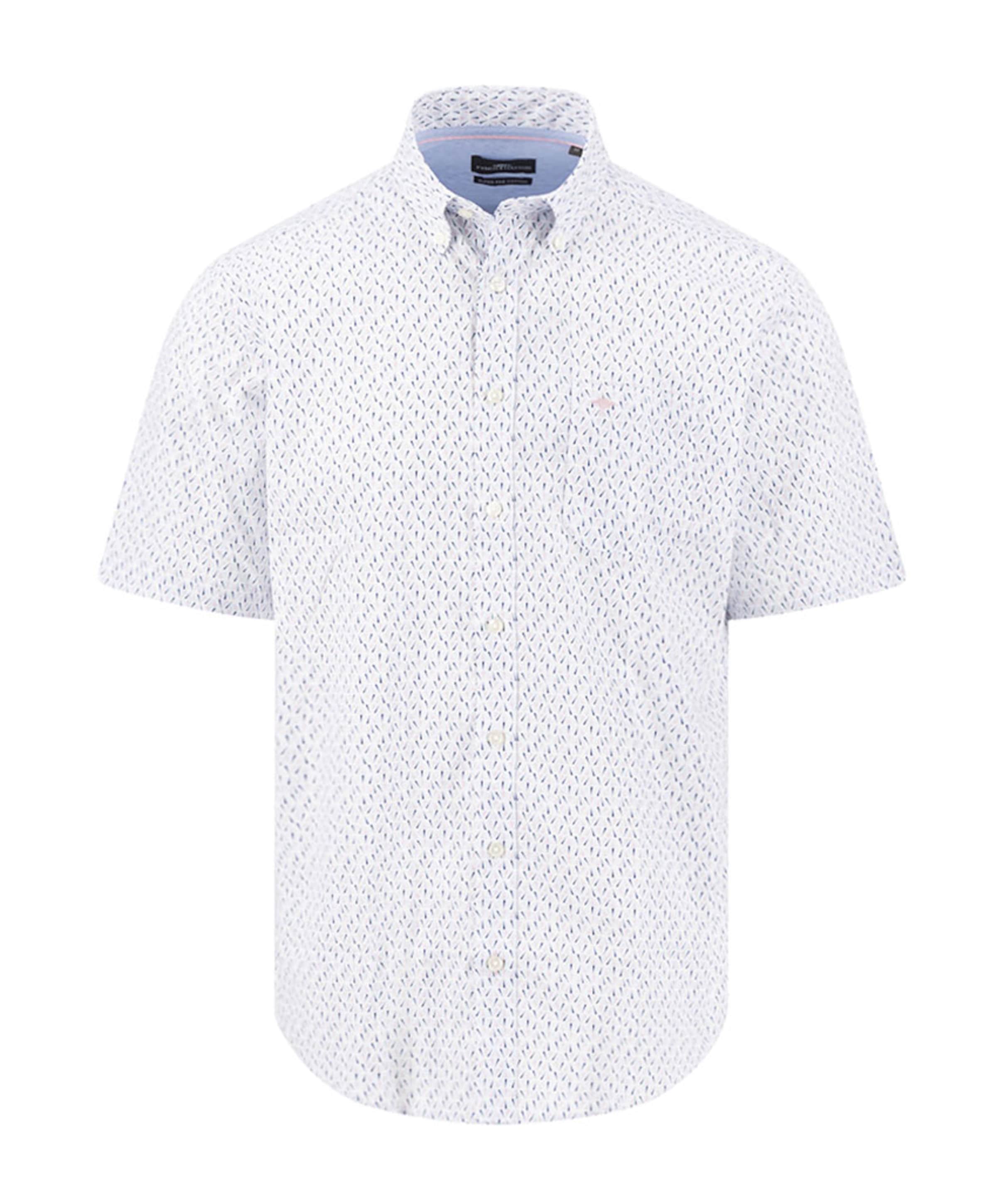 Heren overhemd korte mouw roze