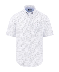 Heren overhemd korte mouw roze