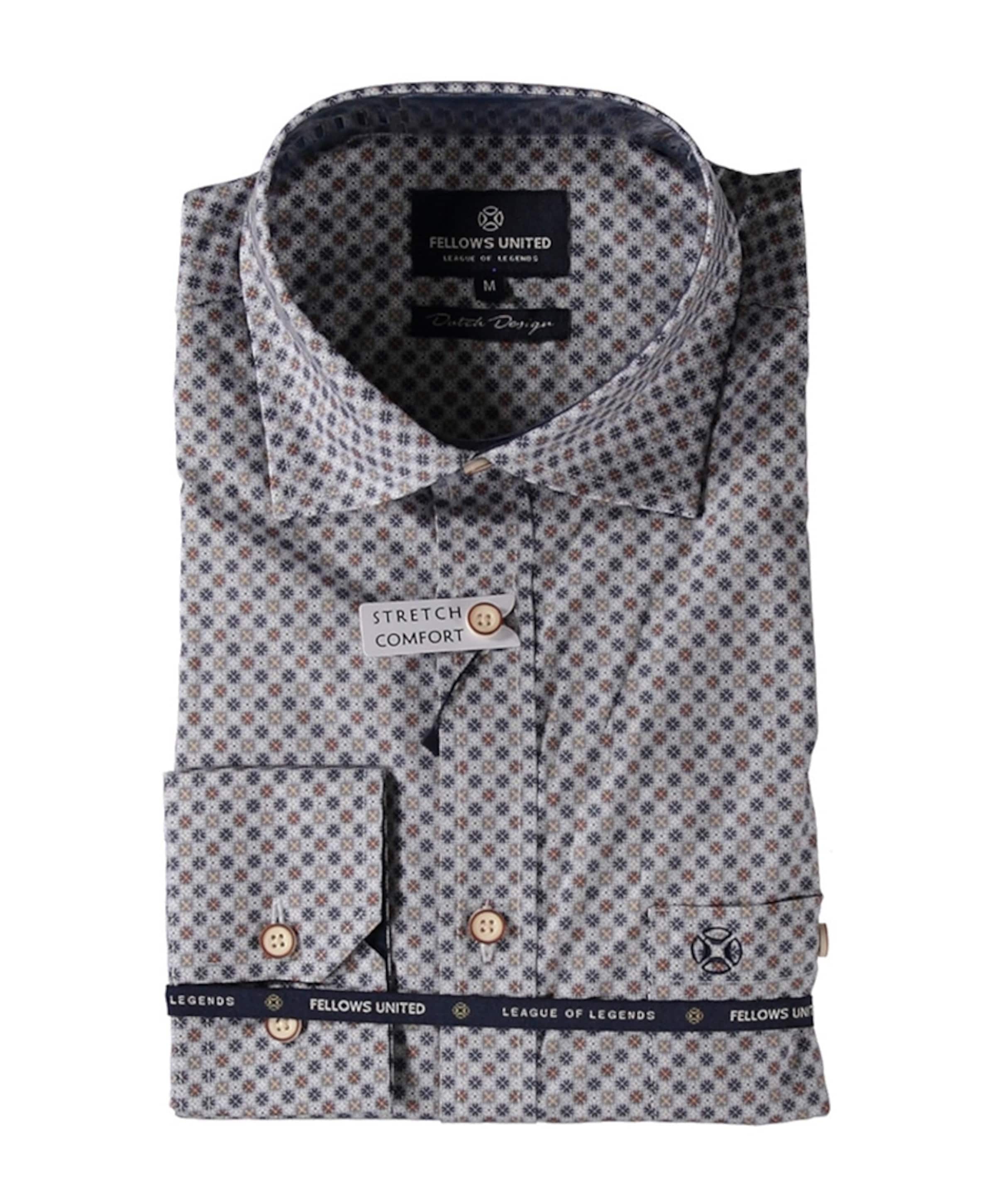 Overhemd lange mouw blauw