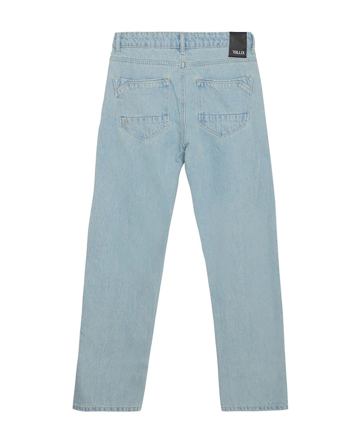 2619 Straight Wide Fit  jeans blauw