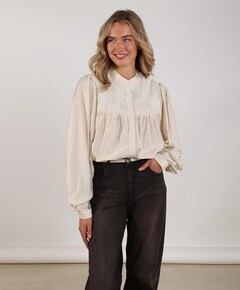 Dames blouse ecru