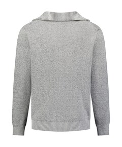 Heren trui met rits beige
