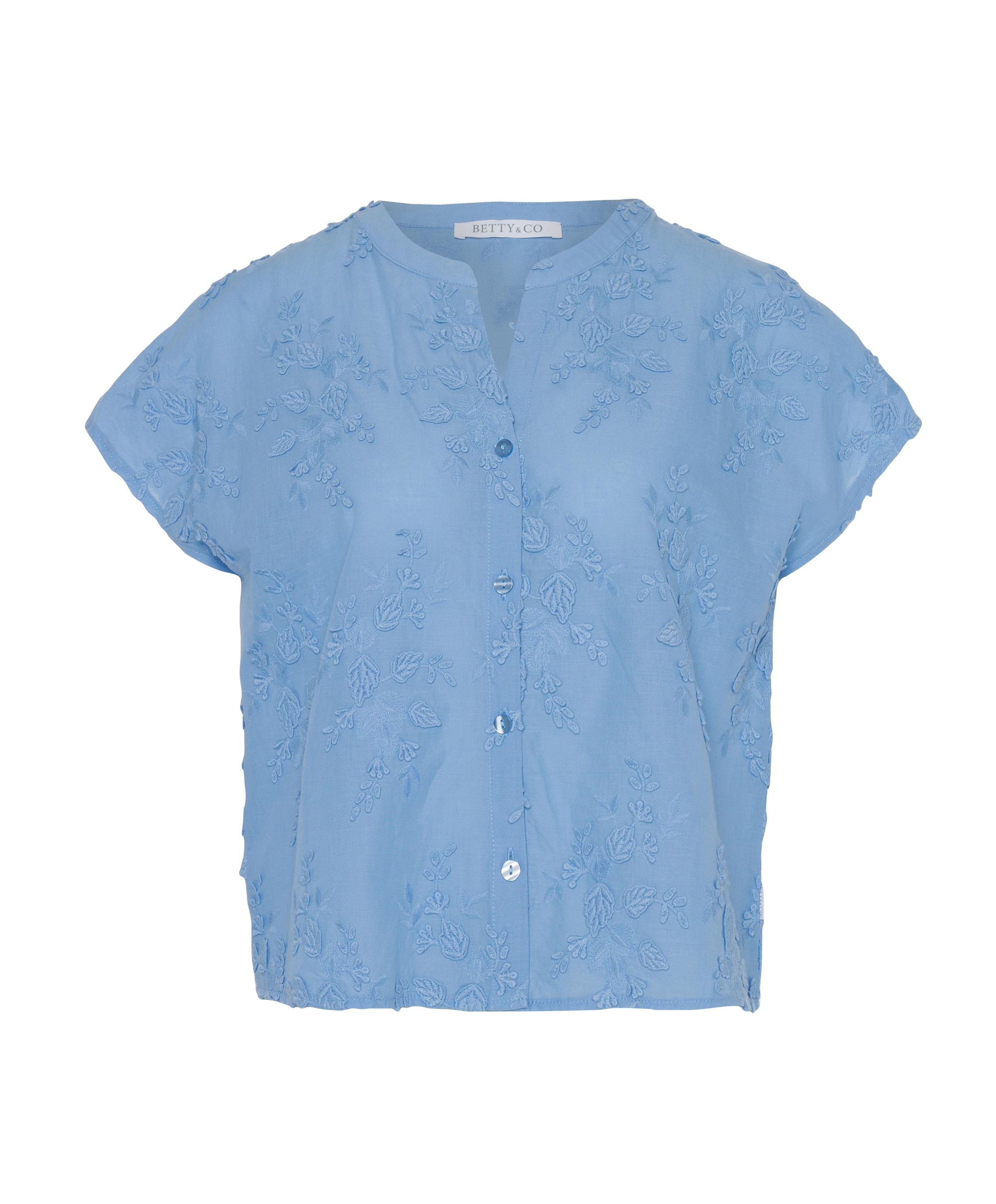 Dames blouse blauw