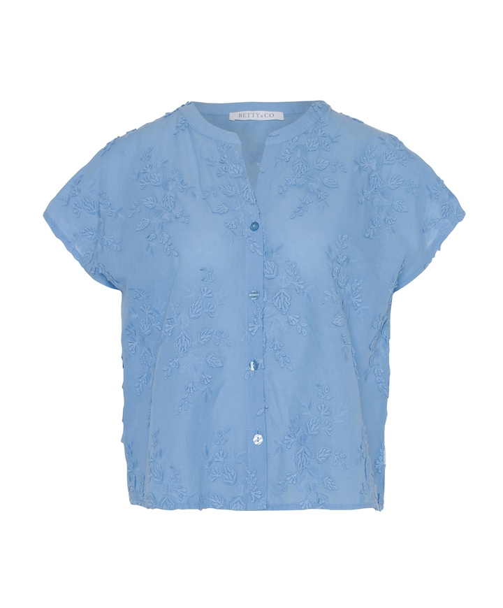Dames blouse blauw