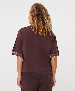 Dames T-shirt bruin