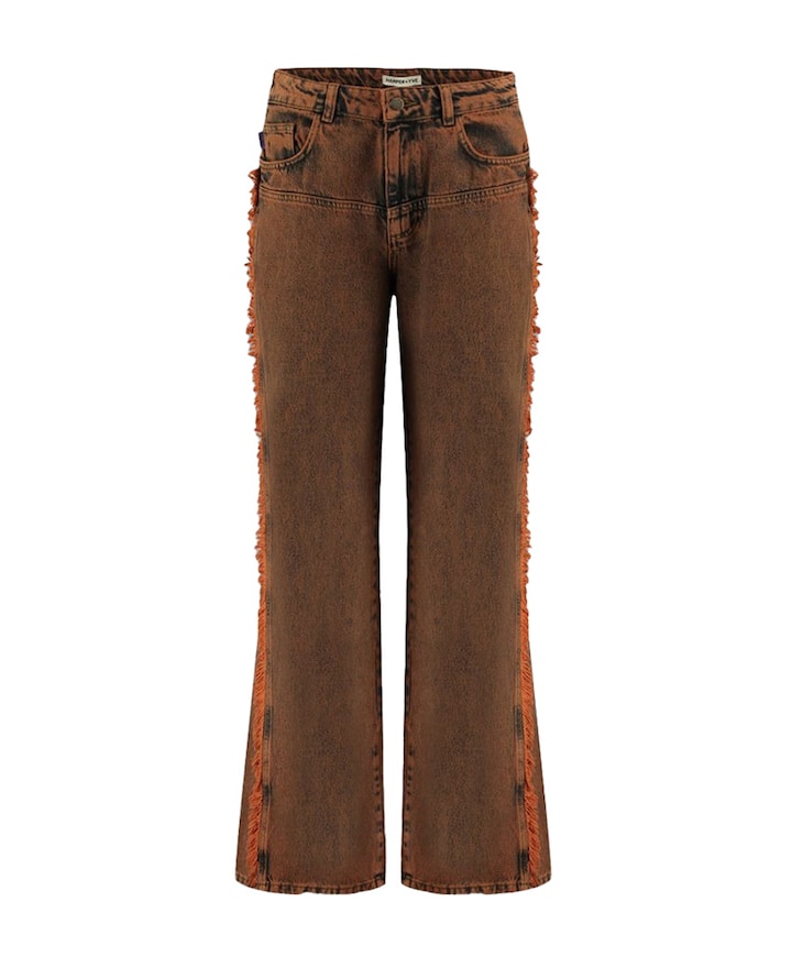 CHARISSA-PA broek bruin