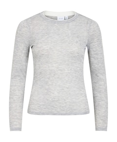 Dames longsleeve grijs