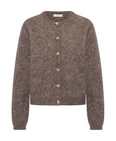 Dames vest bruin