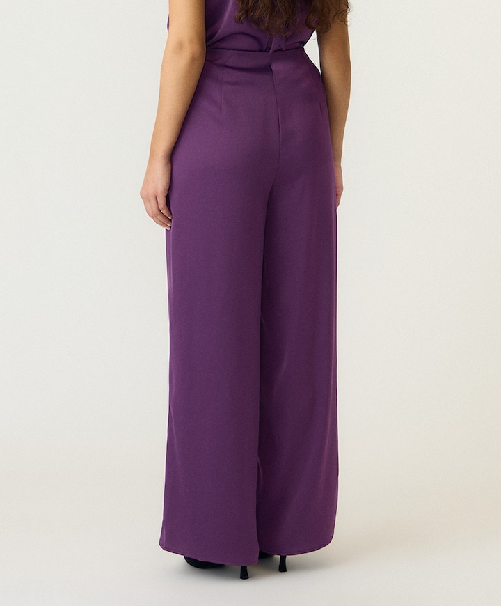 YASPELLA HW WIDE S. NOOS dames broek paars