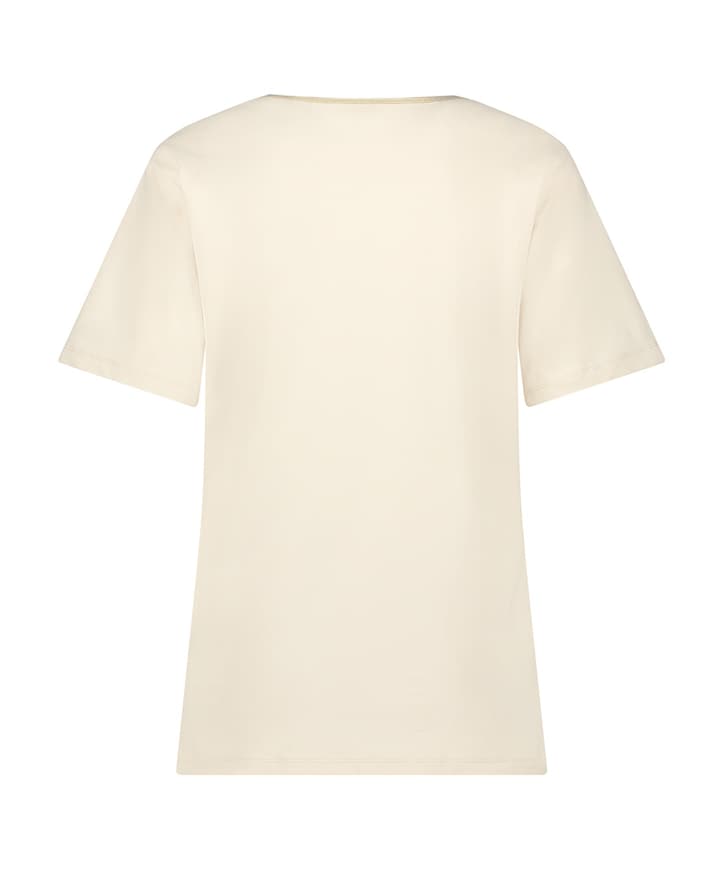 Dames t-shirt beige