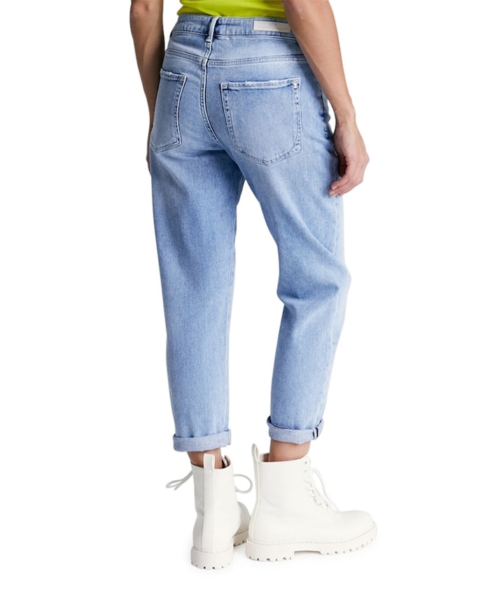 boyfriend dames jeans blauw
